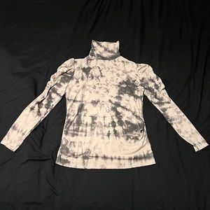 BooHoo Puff sleeve turtle neck top